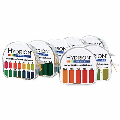 HYDRION 3VDZ4 pH Paper 15 ft L 0 to 14 pH