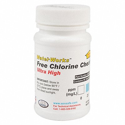 INDUSTRIAL TEST SYSTEMS 480024 Test L 0 to 750 ppm Free Chl PK50