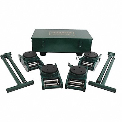 HILMAN ROLLERS KRS60SLP Equipment Roller Kit 120 000 lb Swivel