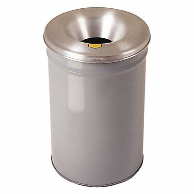 JUSTRITE 26615G E7284 Garbage Can Round 15 gal Grey
