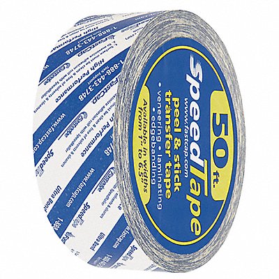 FAST CAP STAPE1X50 Double Sided Tape 16 11/16 yd L 1 W