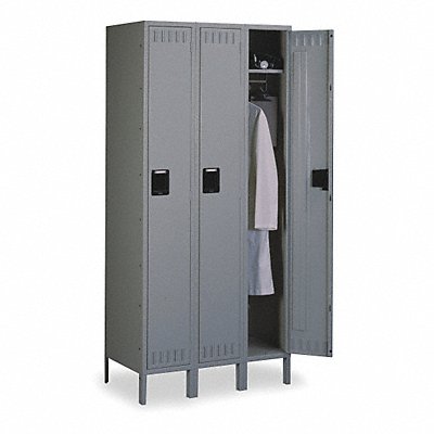 TENNSCO STK1218723Grey F0416 Locker 1x3Locker Grey 78 x36 x18 Unassembled