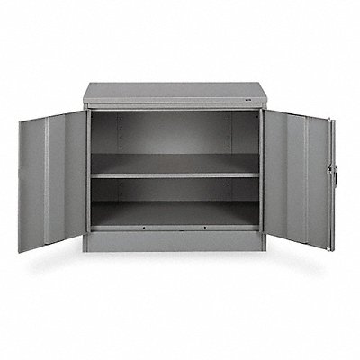 TENNSCO 1430Grey Storage Cabinet 30 x36 x18 MdGry 2Shlv