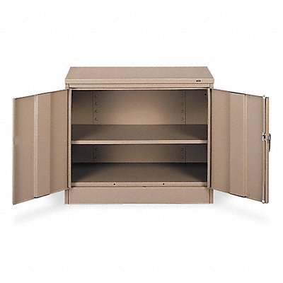 TENNSCO 1430SAND Storage Cabinet 30 x36 x18 Sand 2Shlv