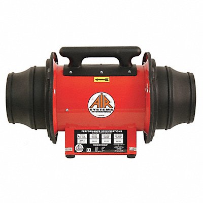 AIR SYSTEMS INTERNATIONAL SVF10EXP Confined Space Fan Red 15 W