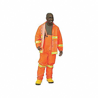 MCR SAFETY 2013RL Rain Suit Jacket/Bib Class 1 Type O L