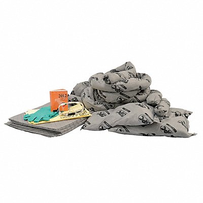 BRADY SPC ABSORBENTS SKA20R Spill Kit Refill Universal Grey