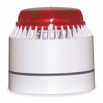 FEDERAL SIGNAL LP71830R Horn Strobe White/Red ABS 18 to 30VDC