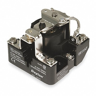DAYTON 5Z552 H8143 Open Power Relay 12V DC SPDT 5Pins
