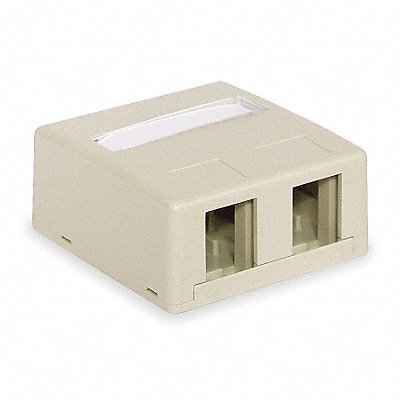 HUBBELL PREMISE WIRING HSB2EI Surface Housing 2 Port