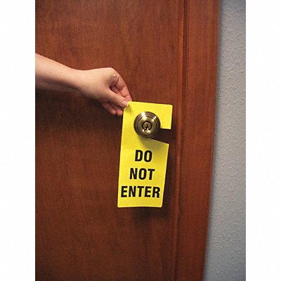 ACCUFORM TAD836 Door Knob Hanger Tag 9in H 4in W PK10
