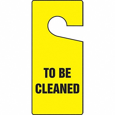ACCUFORM TAD843 Door Knob Hanger Tag 9in H 4in W PK10