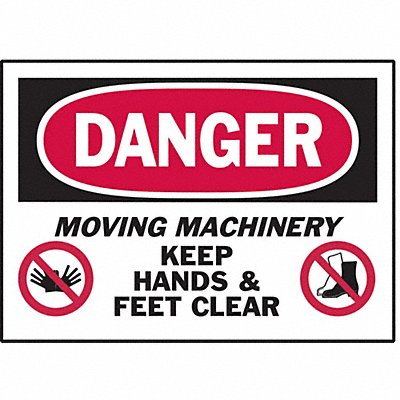 BRADY 86276 Label 3 1/2 inx5 in Polyester PK5