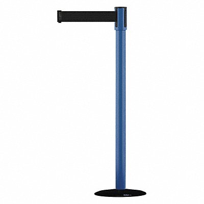 TENSABARRIER 890B332323STDNOB9XC D0007 Barrier Post with Belt 7-1/2 ft L Black