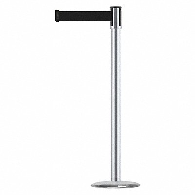 TENSABARRIER 890U1S1S1SSTDNOB9XC D0009 Barrier Post with Belt 7-1/2 ft L Black