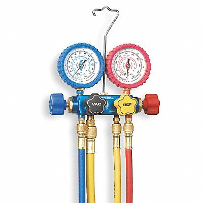IMPERIAL 631CKP Mechanical Manifold Gauge Set 4-Valve