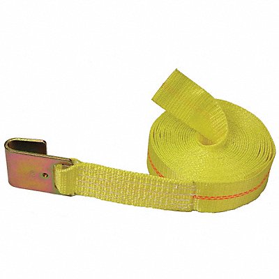 LIFT-ALL NT20SPEC Tie Down Strap Flat-Hook Yellow