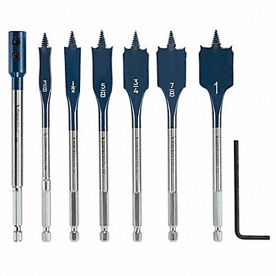 BOSCH DSB5005 Spade Blade Drill Set 6pc Carbon Steel