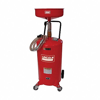 LINCOLN 3601 Waste Oil Receiver Steel Dia 14 In