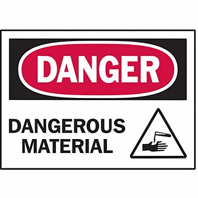 BRADY 86124 Label 3 1/2 inx5 in Polyester PK5