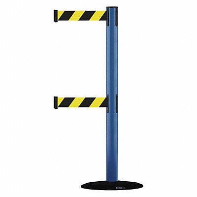 TENSABARRIER 889T2B3323STDNOD4XC D0016 Barrier Post with Belt Blue