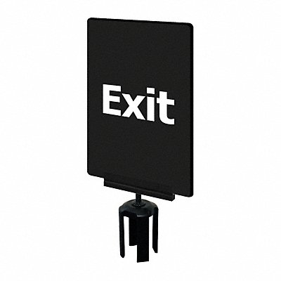 TENSABARRIER S03P337X11VHDSB170133 Acrylic Sign Black