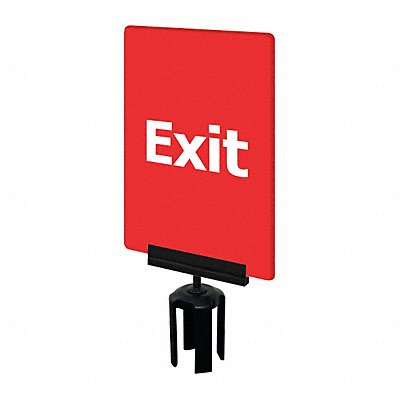 TENSABARRIER S03P217X11VHDSB170133 Acrylic Sign Red
