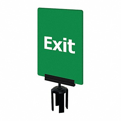 TENSABARRIER S03P287X11VHDSB170133 Acrylic Sign Green