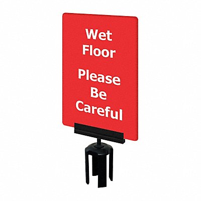 TENSABARRIER S08P217X11VHDSB170133 Acrylic Sign Red Wet Floor
