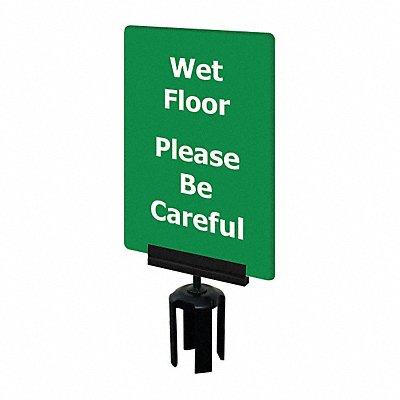 TENSABARRIER S08P287X11VHDSB170133 Acrylic Sign Green Wet Floor