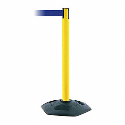 TENSABARRIER 88635STDNOL5XC D0032 Barrier Post with Belt 7-1/2 ft L Blue