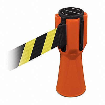 TENSABARRIER TC11430MAXNOD4XC Tensacone Topper Orange Belt Yellow/Blk