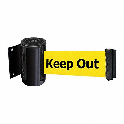 TENSABARRIER 896STD33STDNOYDXC D0088 Belt Barrier Black Belt Color Yellow