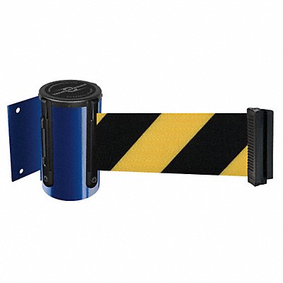 TENSABARRIER 896STD23STDNOD4XC D0087 Belt Barrier Blue Belt Yellow/Black