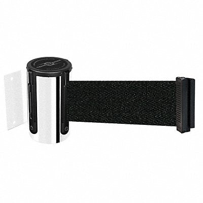 TENSABARRIER 896STD1PSTDNOB9XC D0089 Belt Barrier Chrome Belt Black
