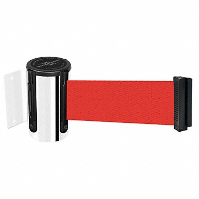 TENSABARRIER 896STD1PSTDNOR5XC D0089 Belt Barrier Chrome Belt Red