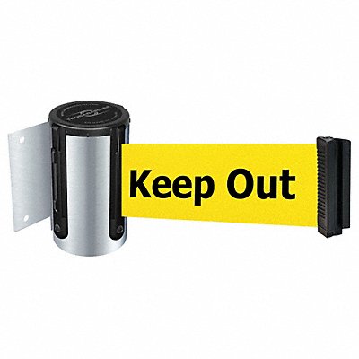 TENSABARRIER 896STD1SSTDNOYDXC D0091 Belt Barrier Chrome Belt Yellow