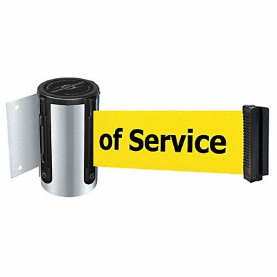 TENSABARRIER 896STD1SSTDNOYEXC D0091 Belt Barrier Chrome Belt Yellow