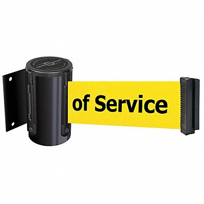 TENSABARRIER 896STD33MAXNOYEXC D0095 Belt Barrier Black Belt Color Yellow