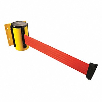 TENSABARRIER 896STD35MAXNOR5XC D0094 Belt Barrier Yellow Belt Color Red