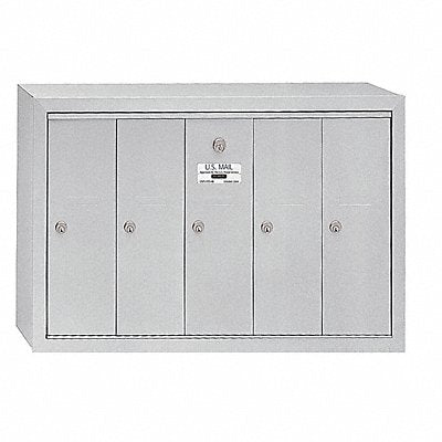 SALSBURY INDUSTRIES 3505ASU Vertical Mailbox 5 Doors Alum