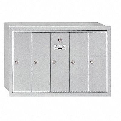 SALSBURY INDUSTRIES 3505ARU Vertical Mailbox 5 Doors Alum