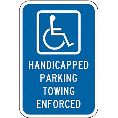 LYLE HC01112HA ADA Handicapped Parking Sign 18 x 12