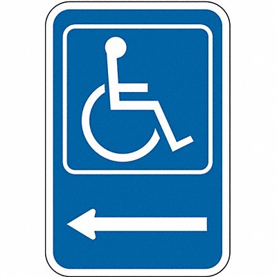 LYLE HC014L12HA ADA Handicapped Parking Sign 18 x 12