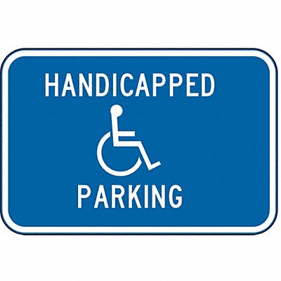 LYLE L3118HA Handicapped Parking Sign 12 x 18