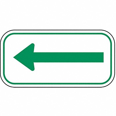 LYLE AR00412HA Arrow Supplemental Parking Sign 6 x 12