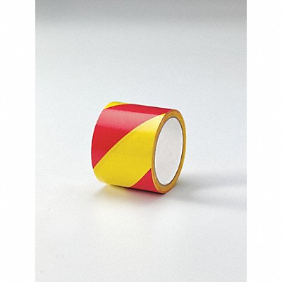 GRAINGER 3YRY2 E0417 Floor Tape Pink/Yellow 3 inx54 ft Roll