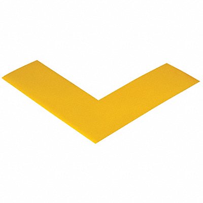 MIGHTY LINE ANGLEY K3730 Floor Tape Yellow 2 inx6 in L PK100