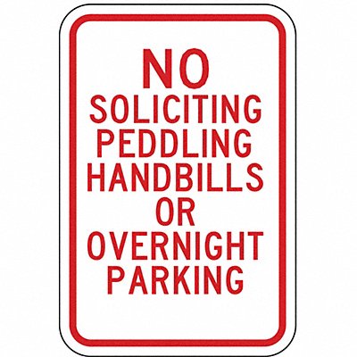 LYLE SL00612HA Parking Sign 18 in x 12 in Aluminum