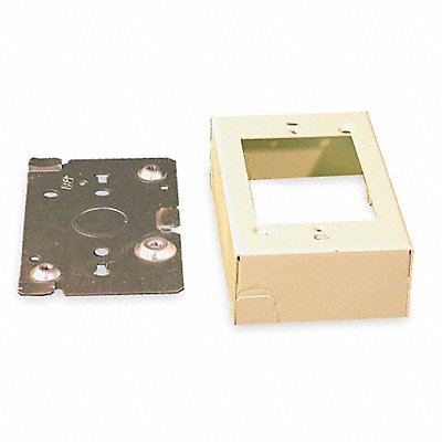 LEGRAND V5741 Shallow Device Box Ivory Steel Boxes